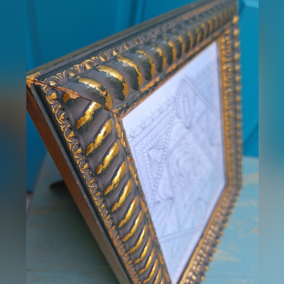 Gold Photo Frame Vintage Picture Frame Table Top Wall Decor Gold Leaf Guilding - Picture 4 of 17